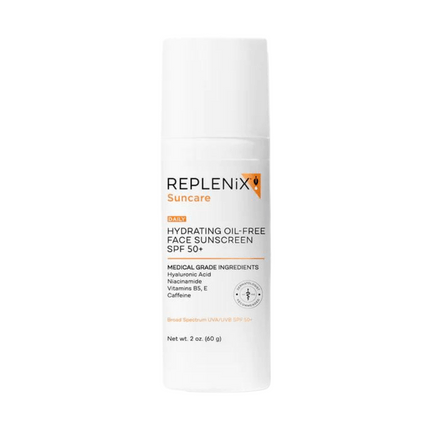 Replenix Hydrating Oil-Free Face Sunscreen SPF 50+ 2oz