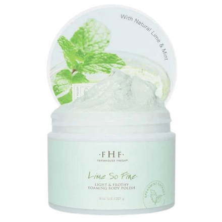 FarmHouse Fresh Lime So Fine Foaming Body Polish 8oz / 236ml