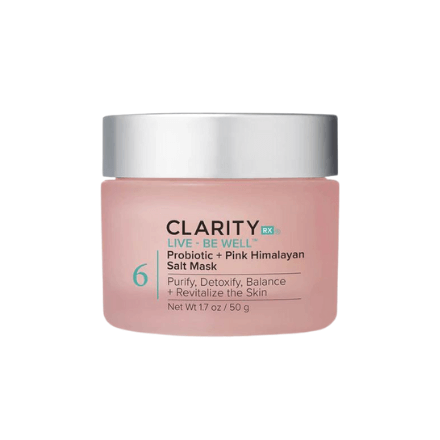Clarity Rx Live + Be Well Probiotic + Pink Himalayan Salt Mask