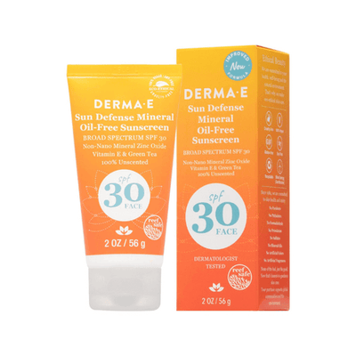 Derma E Sun Defense Mineral Oil-Free Face Sunscreen SPF 30 2oz