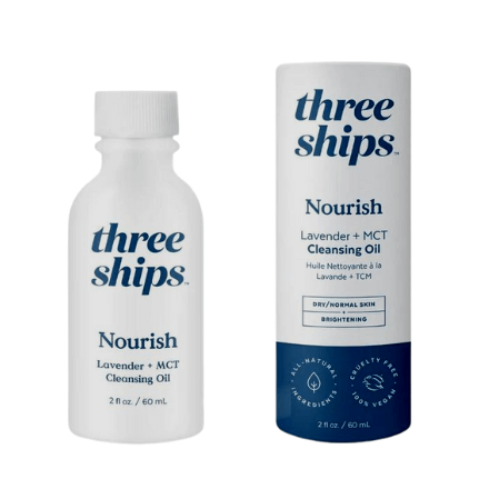 Three Ships Nourish Lavender MCT Cleansing Oil 2oz