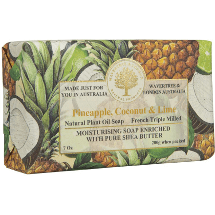Wavertree & London Pineapple, Coconut and Lime Soap Bar 7oz