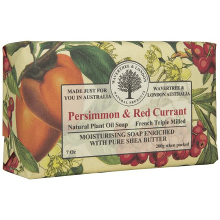 Wavertree & London Persimmon & Red Currant Soap Bar 7oz