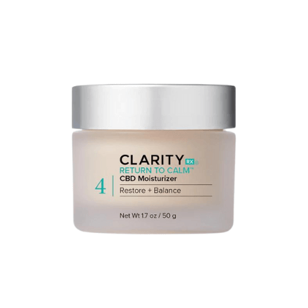 Clarity Rx Return to Calm CBD Moisturizer
