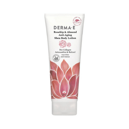 Derma E Rosehip & Almond Anti-Aging Shea Body Lotion 8oz
