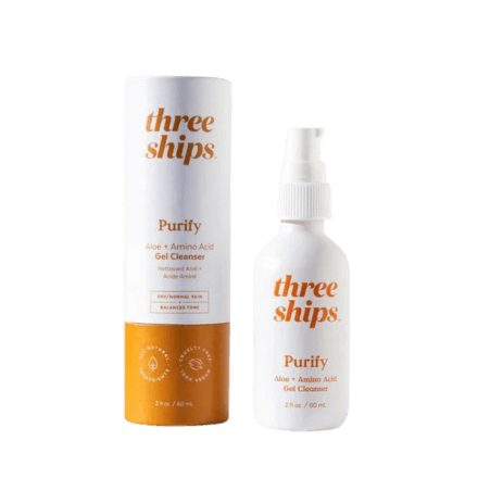 Three Ships Purify Aloe + Amino Acid Cleanser 2oz