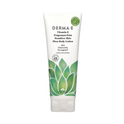 Derma E Vitamin E Fragrance-Free Sensitive Skin Shea Body Lotion 8oz