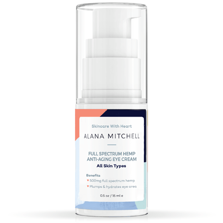 Alana Mitchell Full Spectrum Hemp Anti-Aging Eye Cream .5oz (Free GIft)