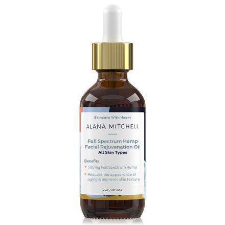 Alana Mitchell Full Spectrum Hemp Facial Rejuvenation Oil 2oz