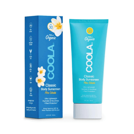 Coola Classic Body Organic Sunscreen Lotion SPF 30 Piña Colada