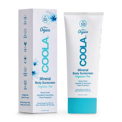 Coola Mineral Body Organic Sunscreen Lotion SPF 50 - Fragrance Free 5oz