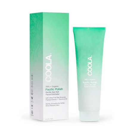 Coola Pacific Polish Gentle Sea Salt Facial Exfoliator 3.4oz