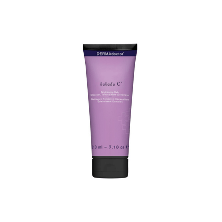DermaDoctor Kakadu C Brightening Daily Cleanser, Toner & Make-Up Remover 7.10oz