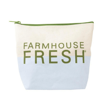 FarmHouse Fresh Canvas Cosmetic Bag