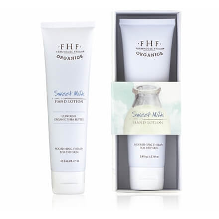 FarmHouse Fresh Sweet Milk Organic Hand Lotion 2oz