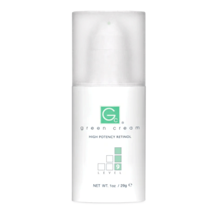 Green Cream 1oz. Airless Pump– High Potency Retinol Level 9
