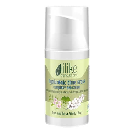 ilike Organic Skin Care Hyaluronic Time Erase Complex Eye Cream 1oz
