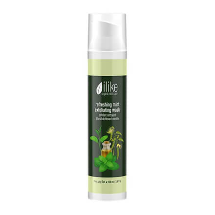 Ilike Organic Skin Care Refreshing Mint Exfoliating Wash 3.4oz