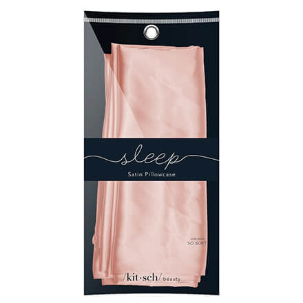 Kitsch Blush Satin Pillowcase