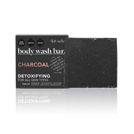 Kitsch Charcoal Detoxifying Body Wash Bar