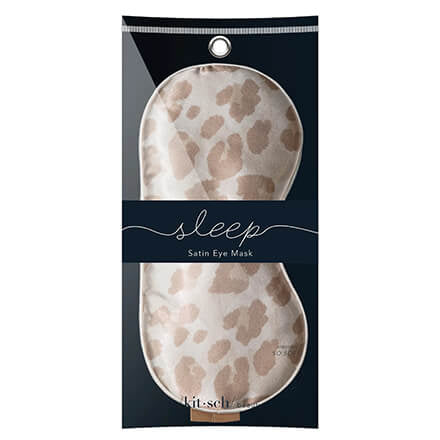 Kitsch Leopard Satin Eye Mask