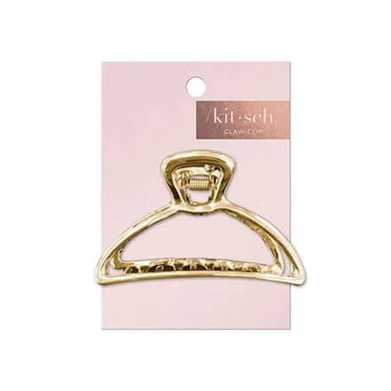 Kitsch Round Gold Open Shape Claw Clip