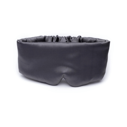 Kitsch Satin Pillow Eye Mask - Charcoal