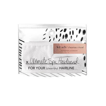 Kitsch White Microfiber Spa Headband