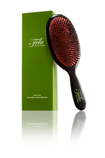 Tela Organics Natural Boar Bristle Hairbrush
