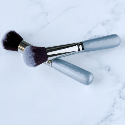 La Bella Donna Foundation and Buffing Brush