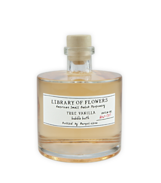 Library Of Flowers Bubble Bath True Vanilla 17oz