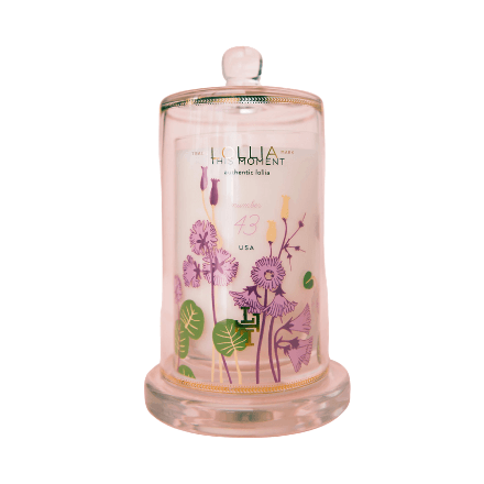 Lollia This Moment Glass Candle with Cloche