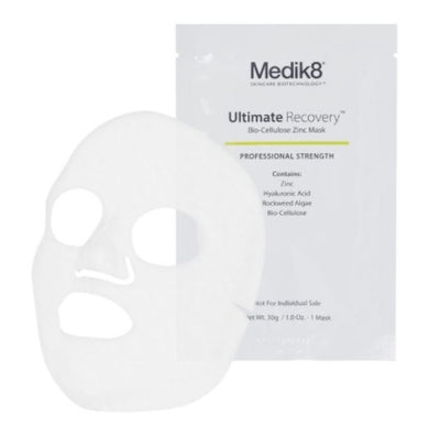 Medik8 Ultimate Recovery Bio-Cellulose Zinc Mask 6ct