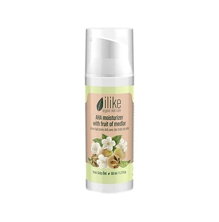 Ilike Organic Skincare AHA Moisturizer with Fruit of Medlar 1.7oz