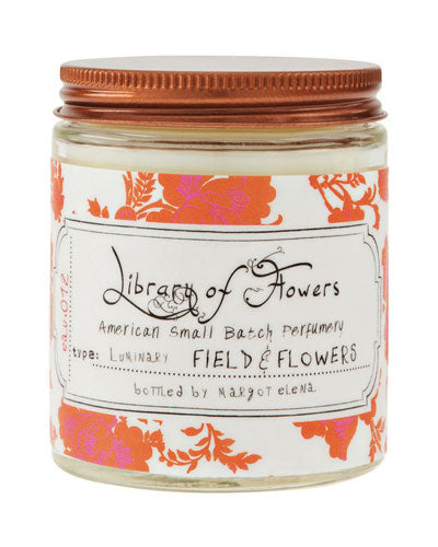 Library Of Flowers Luminary Field & Flowers 5oz