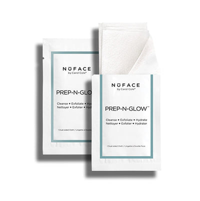 NuFACE Prep-N-Glow Dual-Sided Cloths