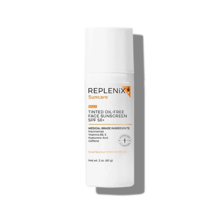 Replenix Tinted Oil-Free Face Sunscreen SPF 50+ 2oz