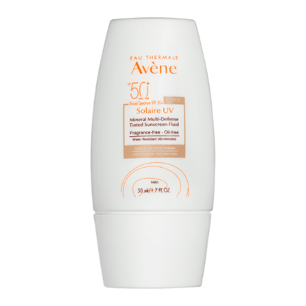 Avène Solaire UV Mineral Multi-Defense Tinted Sunscreen SPF 50+ 50ml