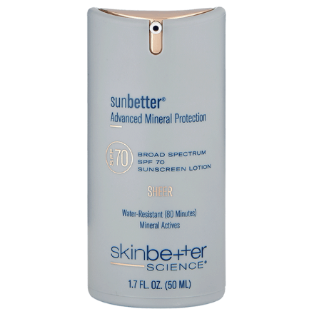 Skinbetter Sunbetter Sheer SPF 70 Sunscreen Lotion 1.7oz / 50ml