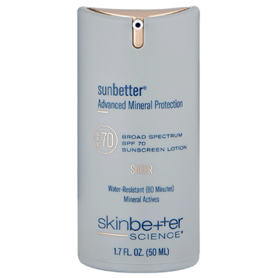 Skinbetter Sunbetter Sheer SPF 70 Sunscreen Lotion 1.7oz / 50ml