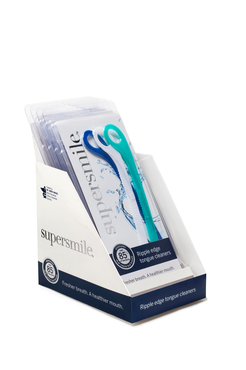Supersmile Ripple Edge Tongue Cleaner (3 pack)