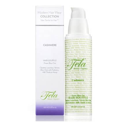 Tela Organics Cashmere Hair Souffle Power Blow Out 3.3oz