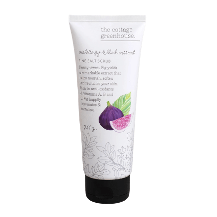 The Cottage Greenhouse Violette Fig & Black Currant Salt Scrub