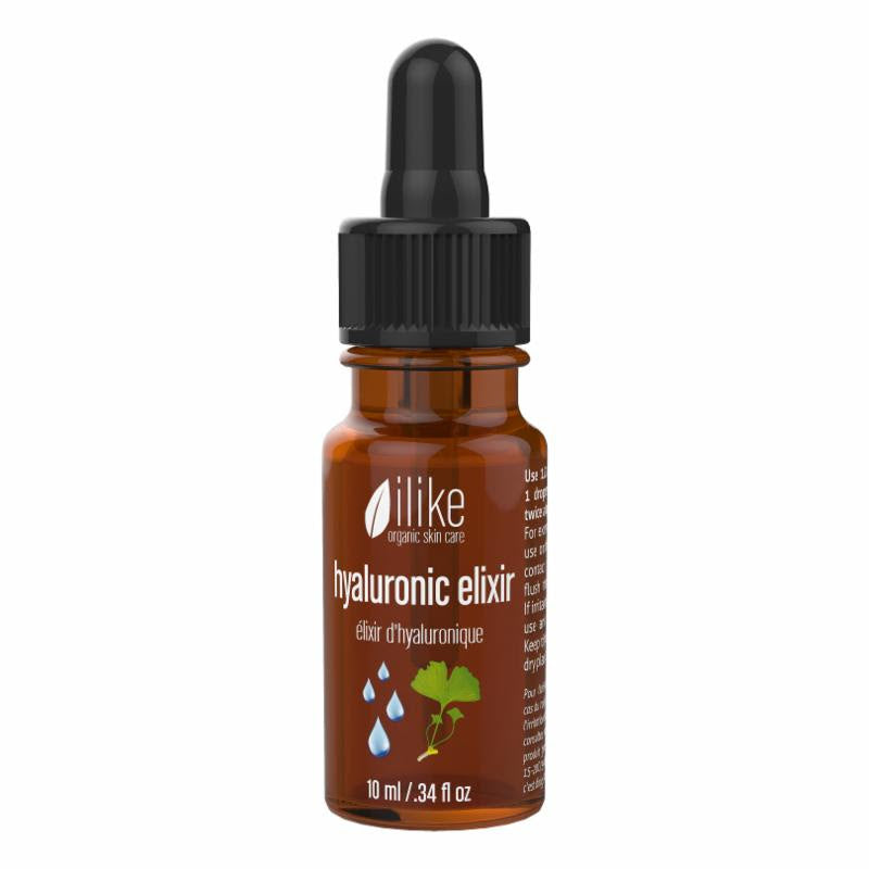 Ilike Organic Skin Care Hyaluronic Elixir .34oz