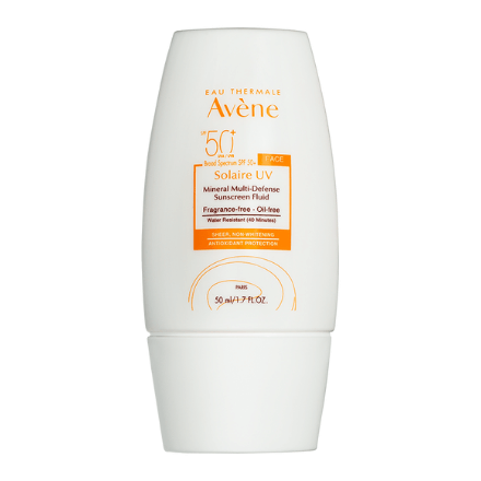 Avène Solaire UV Mineral Multi-Defense Sunscreen SPF 50+ 50ml